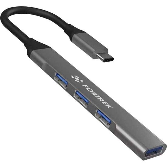 Hub USB-C 4 Portas Fortrek DC41