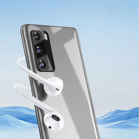Fone de Ouvido Auricular Com Fio Tipo-C Fortrek EB210 Branco