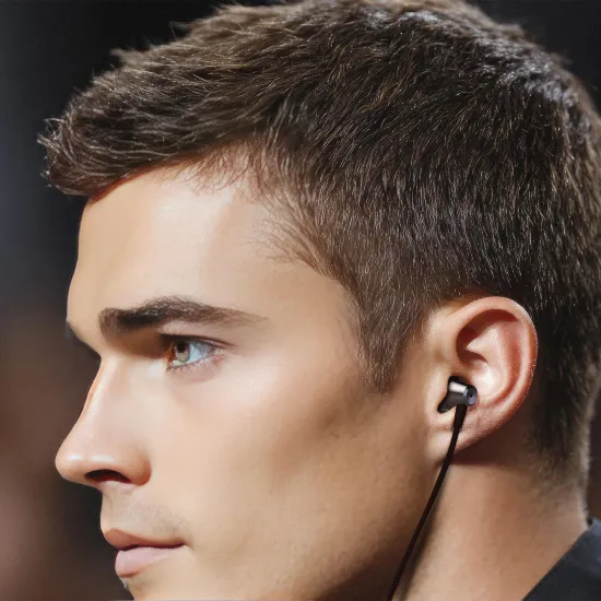 Fone de Ouvido Intra-Auricular Com Fio Tipo-C Fortrek IE210 Preto