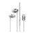 Fone de Ouvido Intra-Auricular Com Fio Tipo-C Fortrek IE210 Branco