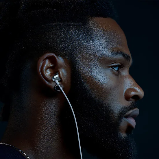 Fone de Ouvido Intra-Auricular Com Fio Tipo-C Fortrek IE210 Branco