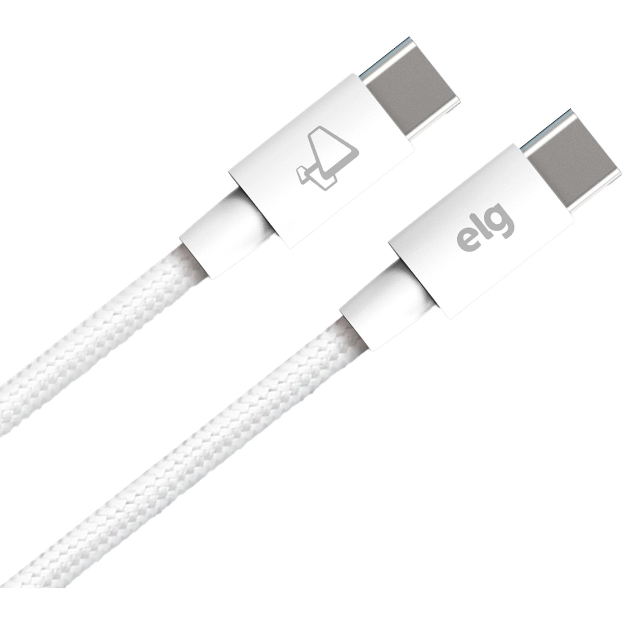 Cabo Tipo C X Lightning TC60 1 Metro Branco ELG