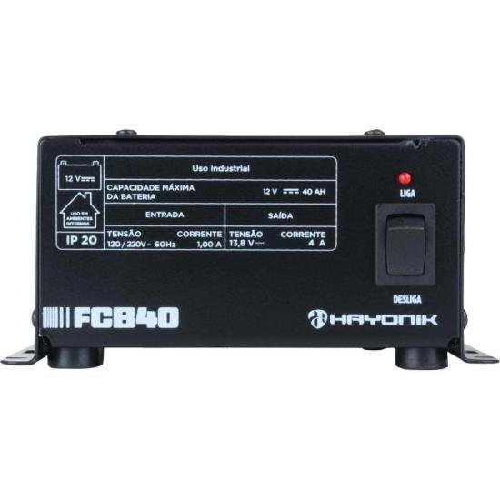 Carregador Chaveado Hayonik FCB40 13,8V 4A