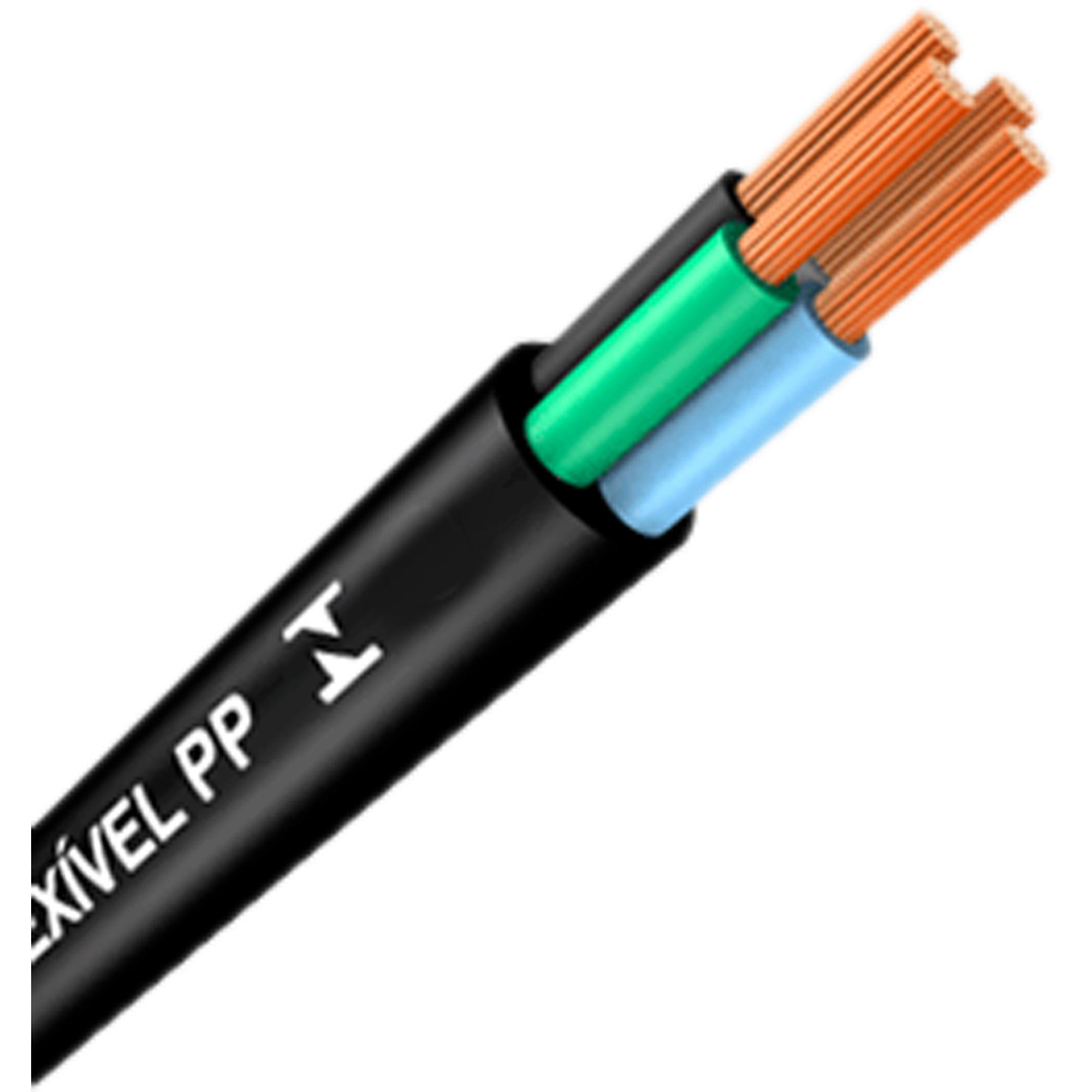 Fio PP 4x0,75mm Preto Controller