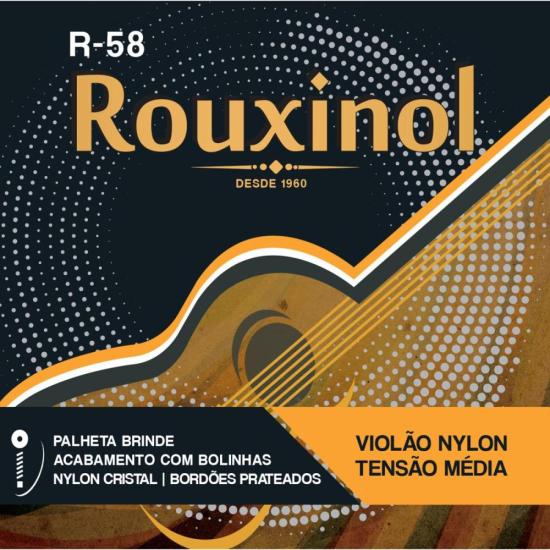 ENC TEN MED P/VIOLAO NYLON NIG R58
