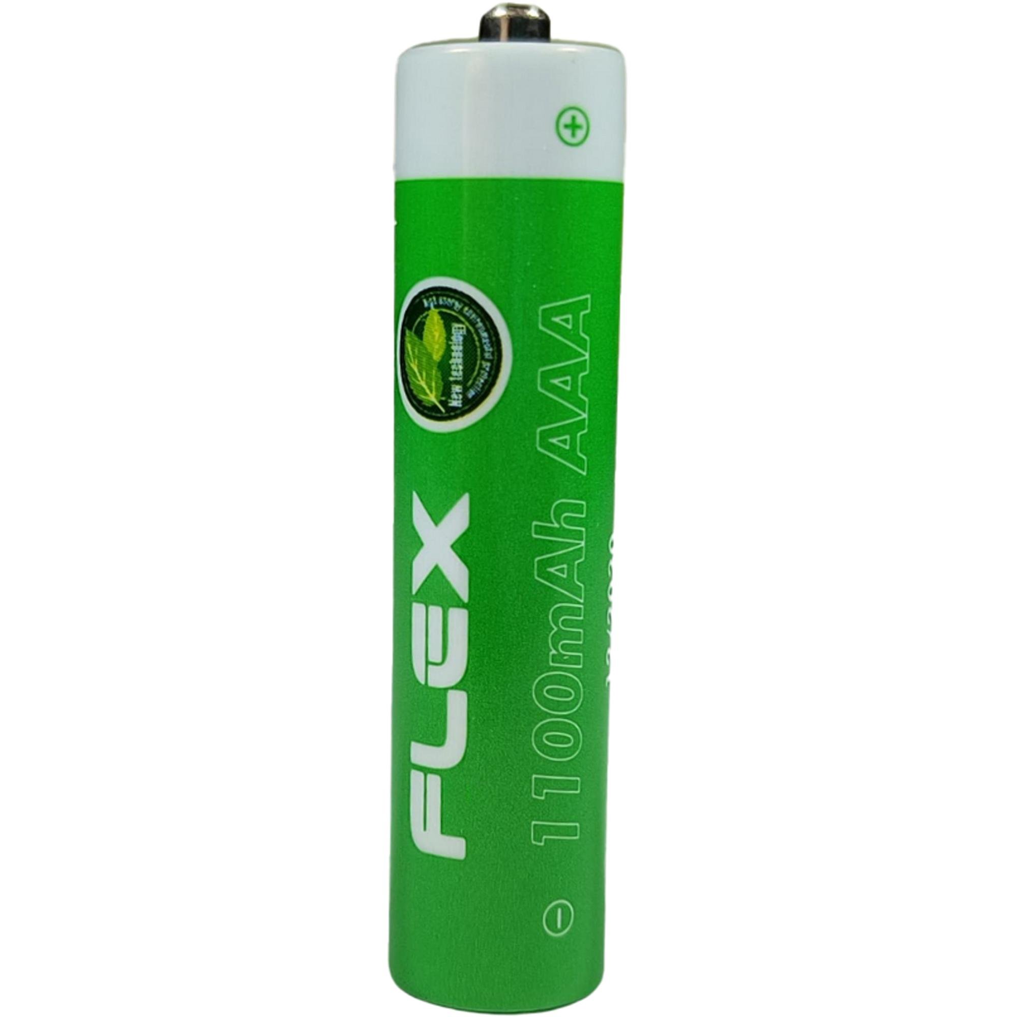 Pilha Recarregável AAA 1.2V 1100mAh (C/2 Pilhas) Flex