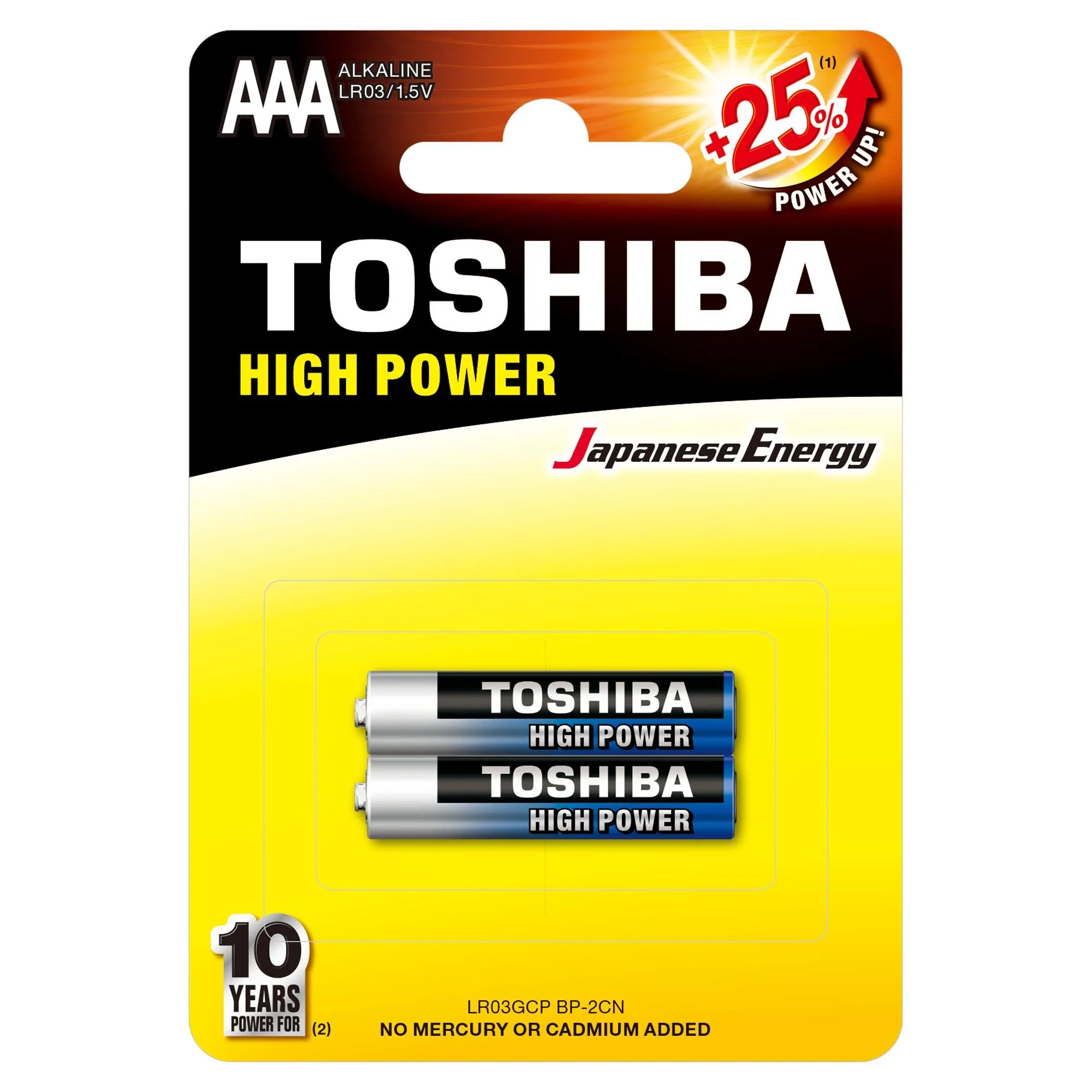 Expositor Completo de Pilhas e Baterias Toshiba Para Balcão e Checkout