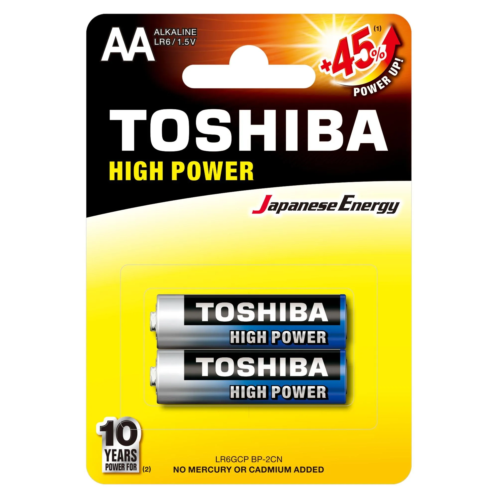 Expositor Completo de Pilhas e Baterias Toshiba Para Balcão e Checkout