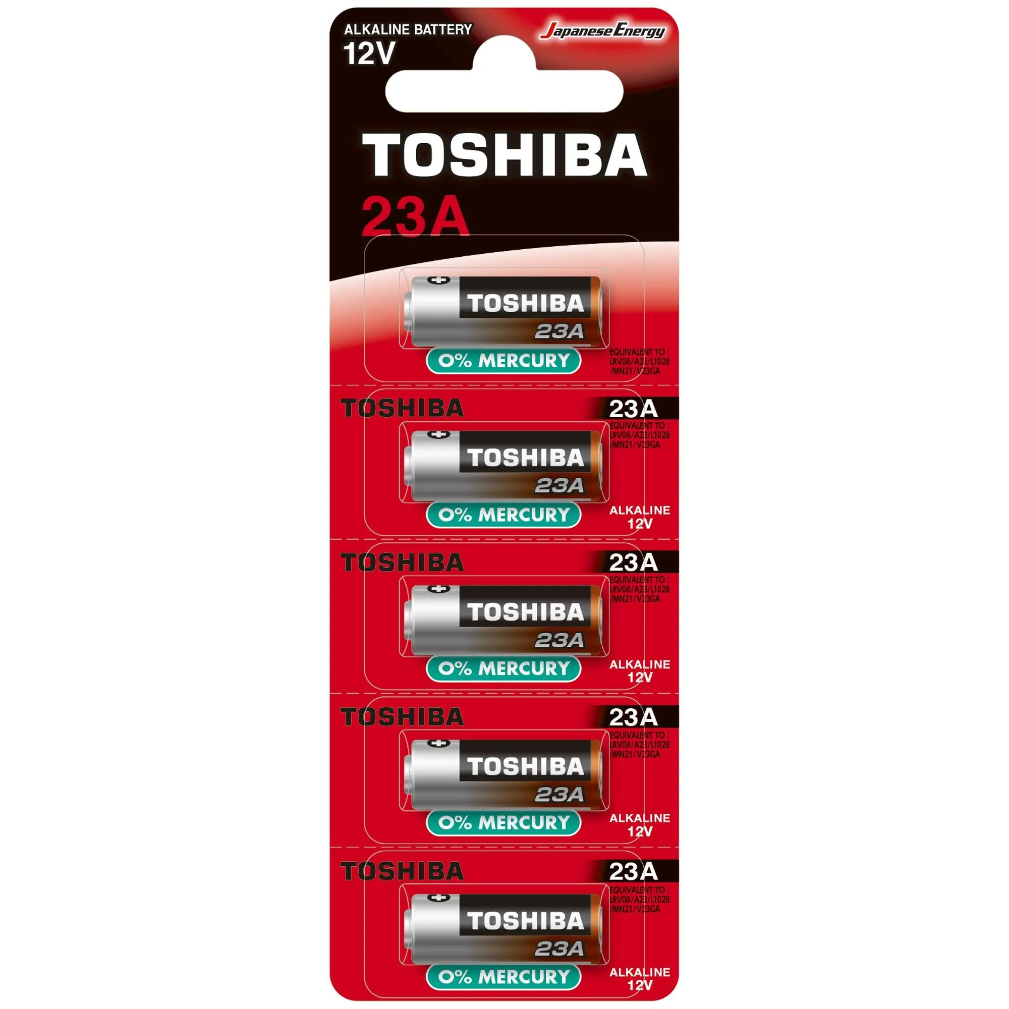 Expositor Completo de Pilhas e Baterias Toshiba Para Balcão e Checkout