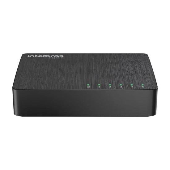 Switch Intelbras Gigabit Ethernet 5 Portas SKD-S1005G 10/100/1000mbps