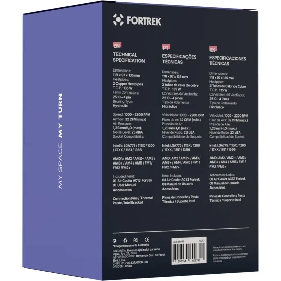 Air Cooler Fortrek AC13 135W