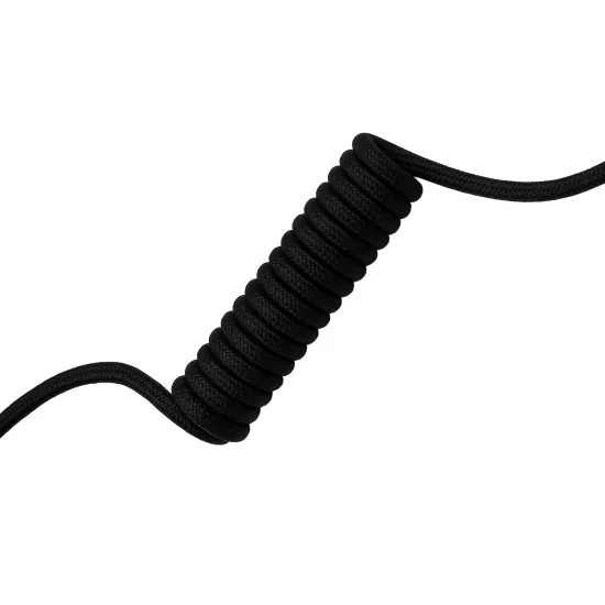 Cabo Coiled Fortrek Helix Preto