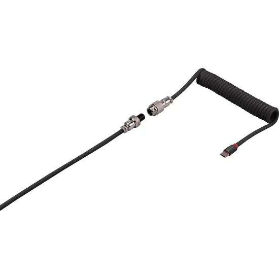 Cabo Coiled Fortrek Helix Preto