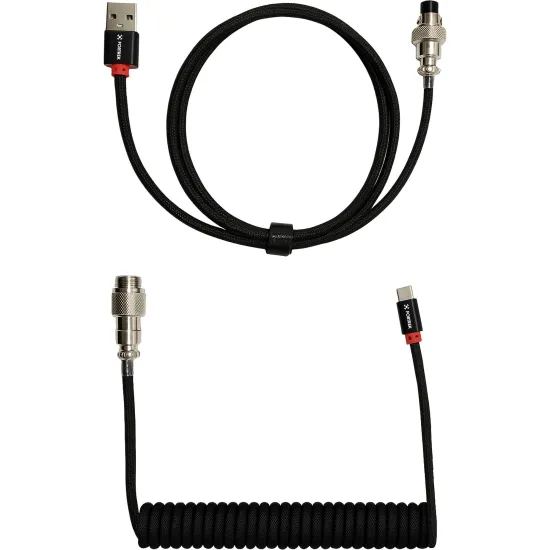 Cabo Coiled Fortrek Helix Preto
