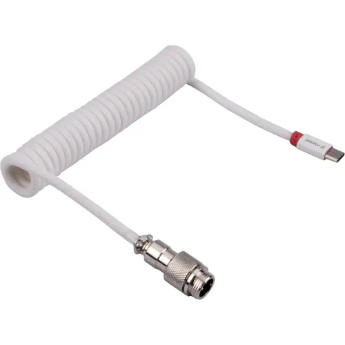 Cabo Coiled Fortrek Helix Branco