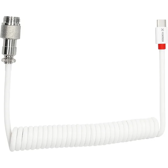 Cabo Coiled Fortrek Helix Branco