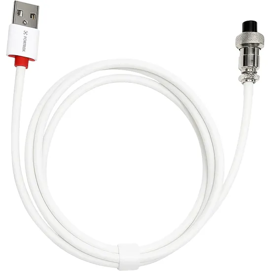 Cabo Coiled Fortrek Helix Branco