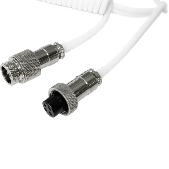 Cabo Coiled Fortrek Helix Branco