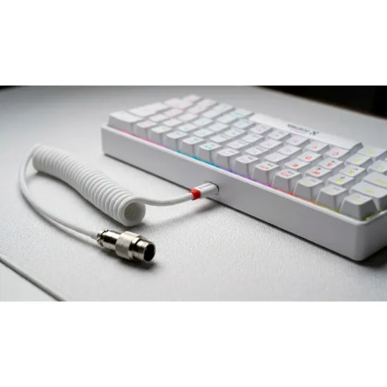 Cabo Coiled Fortrek Helix Branco