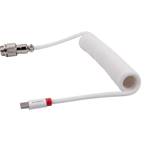 Cabo Coiled Fortrek Helix Branco