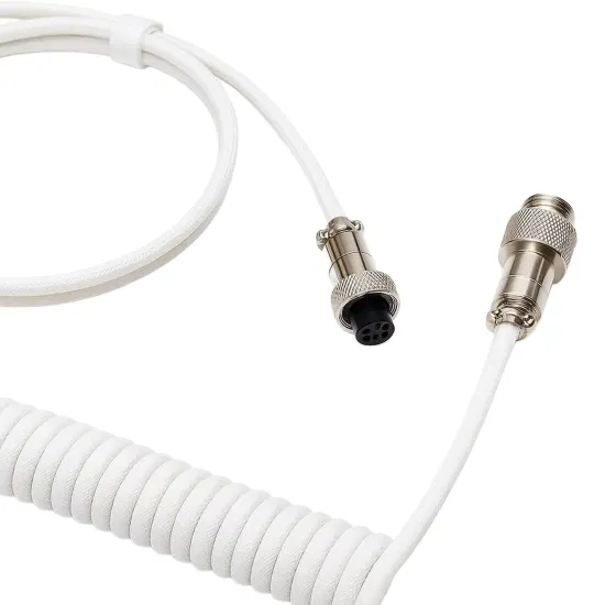 Cabo Coiled Fortrek Helix Branco