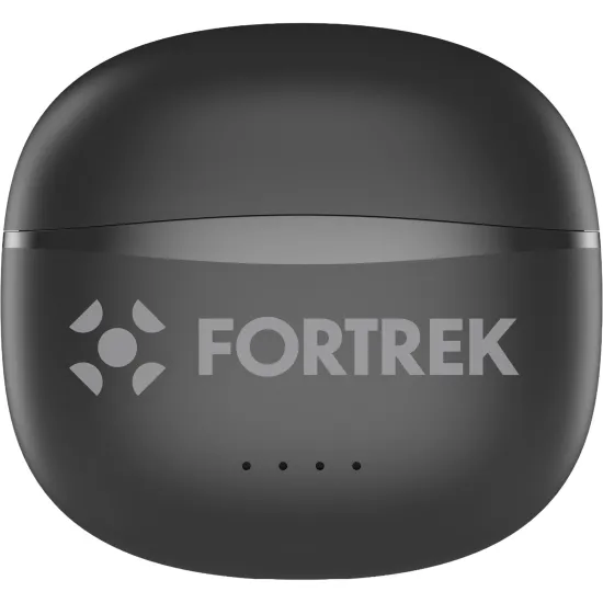 Fone de Ouvido TWS Auricular Fortrek HWS2 Bluetooth 6.0 Preto