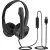 Headset Office com Microfone Fortrek HBS102 USB Preto
