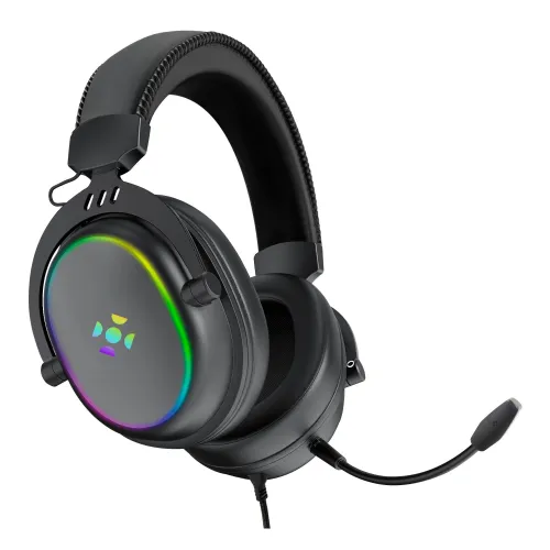 Headset Gamer Com Fio Fortrek Win Driver 50 mm Preto