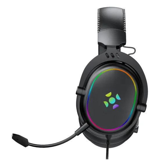 Headset Gamer Com Fio Fortrek Win Driver 50 mm Preto