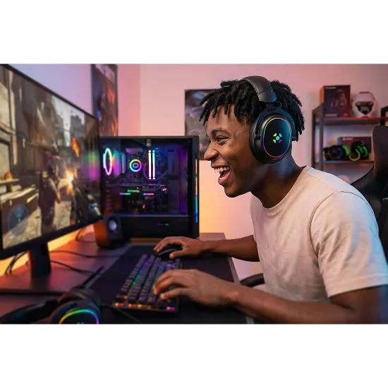 Headset Gamer Wireless Fortrek Win Air Driver 50 mm Preto