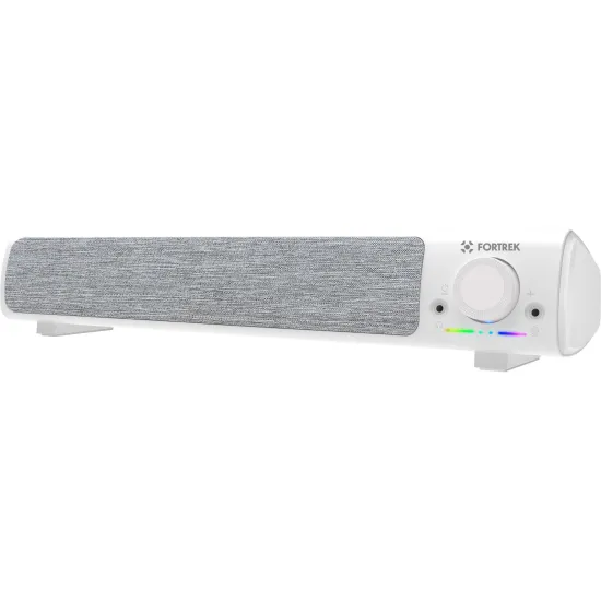 Soundbar Gamer Fortrek Sonar Com fio Branca