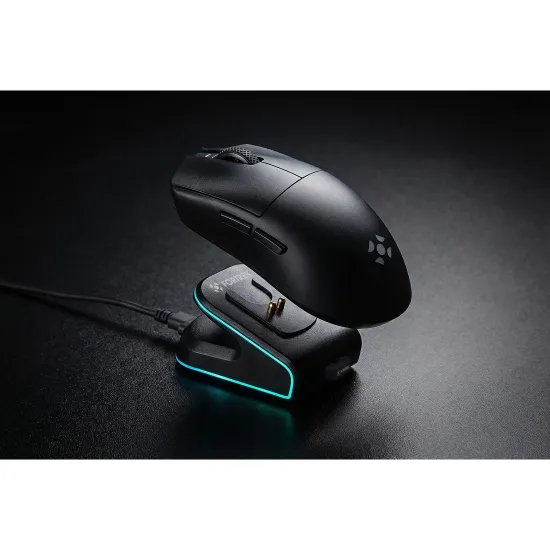 Mouse Wireless com Dock de Carregamento Magnético Fortrek Loyal Preto