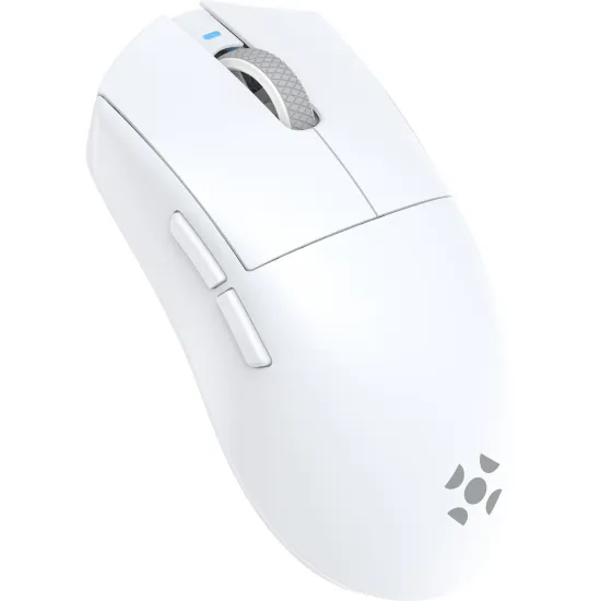 Mouse Wireless com Dock de Carregamento Magnético Fortrek Loyal Branco
