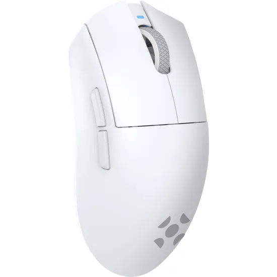 Mouse Wireless com Dock de Carregamento Magnético Fortrek Loyal Branco