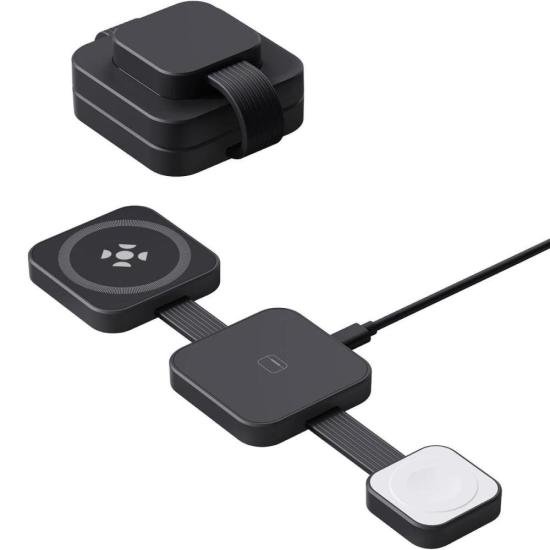 Carregador por Indução Fortrek IHC3 3 em 1 Dobrável