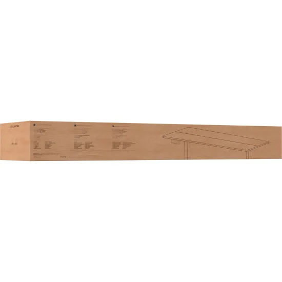 Mesa Elétrica Altura Ajustável Motor único Fortrek Lift Preta 120×60