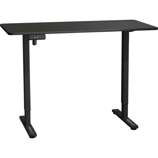 Mesa Elétrica Altura Ajustável Motor único Fortrek Lift Preta 120×60