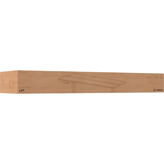 Mesa Elétrica Altura Ajustável Motor único Fortrek Lift Preta 120×60