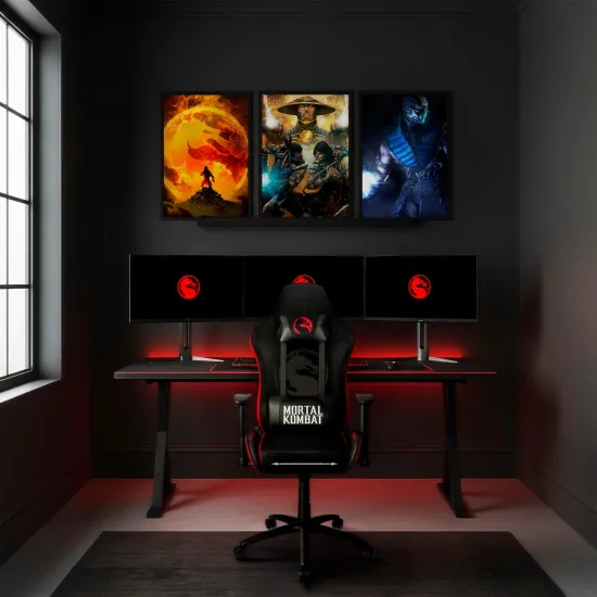 Cadeira Gamer Mortal Kombat ThunderX3 TGC12