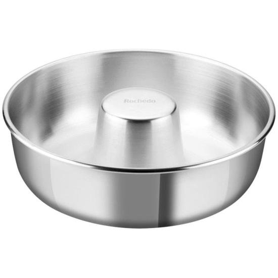 Forma Redonda Rochedo Bolo Perfeito Polida 24cm