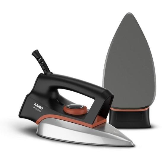 Ferro a Seco Arno Drygliss 1200W Preto/Terracota 127V