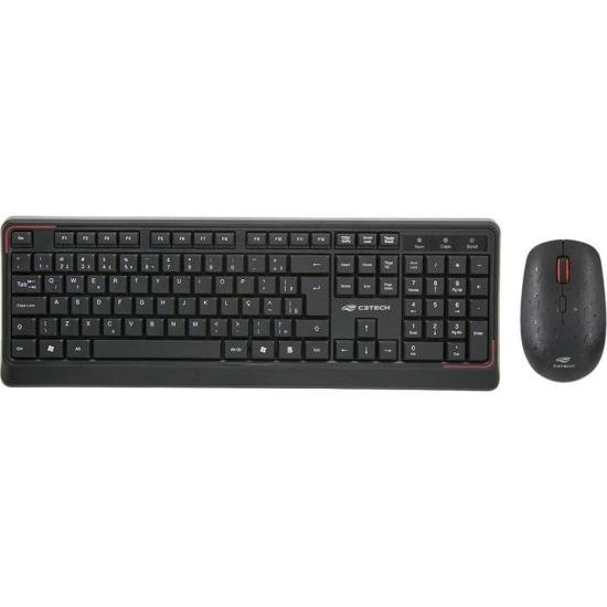 KIT TECLADO+MOUSE C3TECH K-W70BK