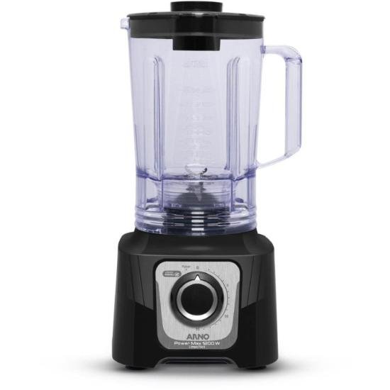 Liquidificador Arno Powermax 1200W Limpa Fácil Preto 127V