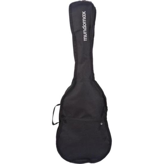 Capa Para Violão Infantil Mundomax Nylon 600 Nº 4 Preta
