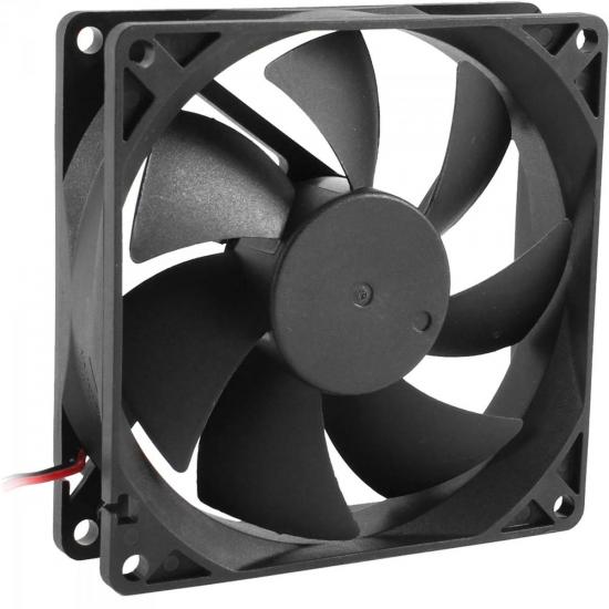 Cooler 60x60x20mm 12V 6CM D60SM12C-YL Preto GENÉRICO Cooler 60x60x20mm 12V 6CM D60SM12C-YL Preto GENÉRICO