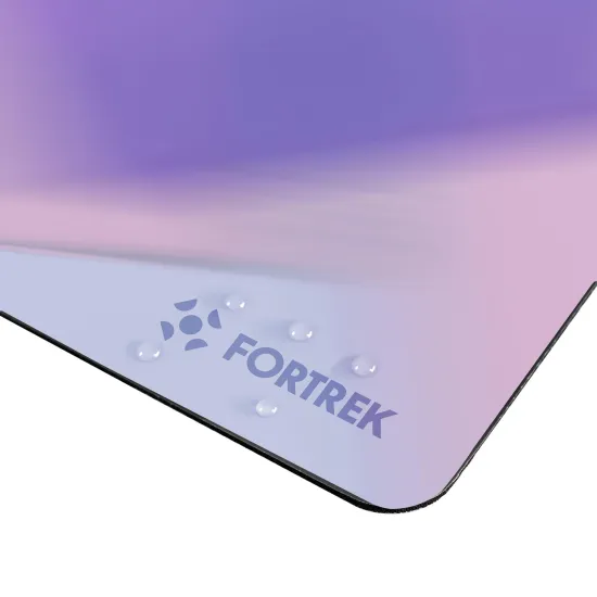 Mousepad Com Infusão de Vidro Fortrek Quickglass PRO Branco
