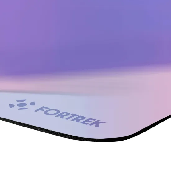 Mousepad Com Infusão de Vidro Fortrek Quickglass PRO Branco