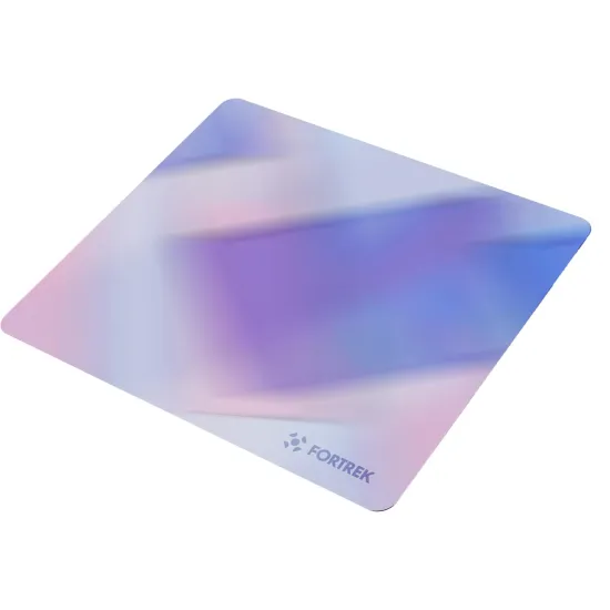 Mousepad Com Infusão de Vidro Fortrek Quickglass PRO Branco