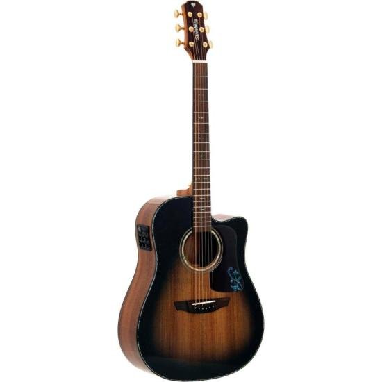Violão Strinberg DD6SC KOA Diamond Folk Black sunburst