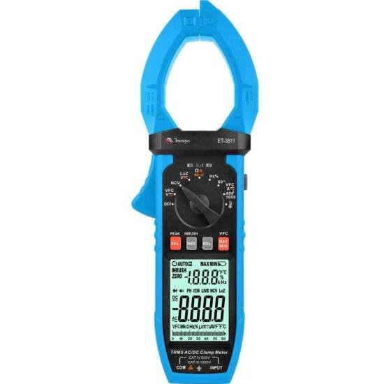 ALICATE AMPERÍMETRO MINIPA ET3811 AZ/PT